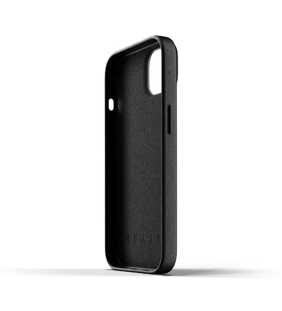 Funda de piel Mujjo iPhone 13 color negro